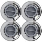 Kit 4 Dispositivos de Aspiração Encaixe Cano 50mm Inox para Piscina