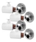 Kit 4 Dispositivos de Hidromassagem Inox 316 para Piscina de Alvenaria Brustec Kit 4 Dispositivos de Hidromassagem Inox 316 para Piscina de Alvenaria Brustec