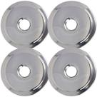 Kit 4 Dispositivos de Retorno Inox Encaixe Tubo 50mm para Piscina