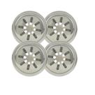 Kit 4 Drenos Lateral Parede Anti Turbilhão Pratique Inox 50mm