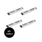 Kit 4 Driver Slim Entrada Bivolt Saída 12V 60W IP20 Gaya