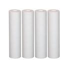 Kit 4 Elementos filtrante PP Para Filtros de Caixa de Água 9,3/4 Com 25 micra