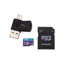 Kit 4 em 1 Cartão de Memoria 128gb Ultra High Speed MC153 Multilaser