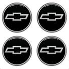Kit 4 Emblema Adesivo Calota Roda Chevrolet Preto Resinado Kit 4 Emblema Adesivo Calota Roda Chevrolet Preto Resinado