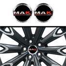 Kit 4 Emblema MAK logo 48 mm