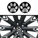Kit 4 Emblema Patinha gato cachorro 48 mm
