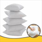 Kit 4 Enchimento de Almofada Refil 45x45 Silicone Antialergico