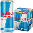 Kit 4 Energético Red Bull Sugar Free Edition 355ml Cada