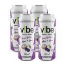 Kit 4 Energético Vibe Energy Drink Açai e Coco 473ml