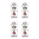 KIT 4 Energético Vibe Sabor Lichia Edição Especial Lata 473ml KIT 4 Energético Vibe Sabor Lichia Edição Especial Lata 473ml