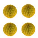 Kit 4 enfeite bola colmeia dobravel 30cm