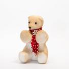 Kit 4 Enfeites Urso Pendente Decoração Natal Em Isopor 18cm