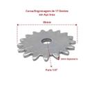 Kit 4 Engrenagem (Espora) Inox Espetos Giratório Churrasco