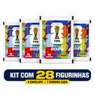 Kit 4 Envelopes de Figurinha da Copa do Mundo 2026 Oficial (28 figurinhas) Panini