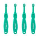 Kit 4 Escovas Dental Baby - Extra Macia - Etapa 1 - Klin