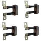 Kit 4 Escovas P/ Motor Partida Kb 24v Linha Bsx