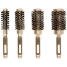 Kit 4 Escovas Profissional Vazadas Térmicas Cerdas de Javali Ionica Para Escovar Cabelos 25,32,43,53mm