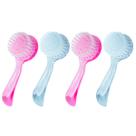Kit 4 Escovinhas para Limpeza de Unhas Manicure e Pedicure