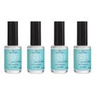 Kit 4 Esmalte Base Fortelece Unha com Calcio Evita Quebrar