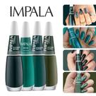 Kit 4 Esmalte Impala Atacado Tons Verde Cremoso Kit 4 Esmalte Impala Atacado Tons Verde Cremoso
