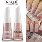 Kit 4 Esmalte Risque Tons Nudes Cremoso Hipoalergênico Kit 4 Esmalte Risque Tons Nudes Cremoso Hipoalergênico
