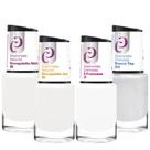 Kit 4 Esmaltes Essenciais Brancos Francesinha 10ml Cora Kit 4 Esmaltes Essenciais Brancos Francesinha 10ml Cora