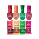 Kit 4 Esmaltes Tratamento Help Concreto + Recover + Fungos + Crescimento Ana Hickmann