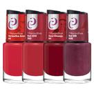 Kit 4 Esmaltes Vermelhos Tons Quentes Coleção 7 Maravilhas 10ml Cora