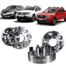 Kit 4 Espaçador/Alargador de Rodas Duster Oroch Captur Clio