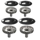 Kit 4 Espalhadores Queimadores Para Fogão Atlas Agile Glass