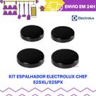 Kit 4 Espalhadores Tampinhas Fogão Electrolux Chef 52sxl/52SPX Original