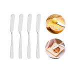 Kit 4 Espátulas Manteiga Patê Requeijão Geleia Aço Inox