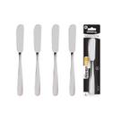 Kit 4 Espátulas Para Manteiga De Aço Inox - SL0501