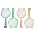 Kit 4 Espelhos de Mão para Maquiagem Gatinho Orelha Patas Kit 4 Espelhos de Mão para Maquiagem Gatinho Orelha Patas