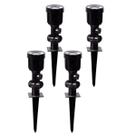 Kit 4 Espeto Led Hummer 5W Luz Branco Frio 6500K IP65 Bivolt