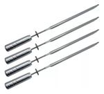 Kit 4 Espetos Espada Para Churrasqueira Grill Giratório infinity grill Kit 4 Espetos Espada Para Churrasqueira Grill Giratório infinity grill