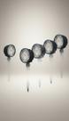Kit 4 Espetos Jardim LED 5W Branco Quente Bivolt