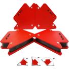 Kit 4 Esquadros Magnético Angular Para Solda/Montagem 12Kg