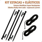 KIT 4 ESTACAS (MOD101326) + 2 Elásticos para varetas