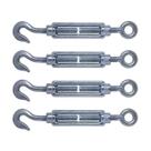 Kit 4 Esticadores P/ Cabo De Aço 3/16 - Aço Galvanizado M05X70