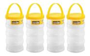 Kit 4 Estojo Plástico Multiuso com 4 Partes Vd4003 Vonder 13x9cm Kit 4 Estojo Plástico Multiuso com 4 Partes Vd4003 Vonder 13x9cm