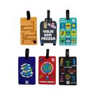 Kit 4 Etiqueta Bagagem Identificador Mala Mochila Tag Viagem