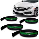Kit 4 Ez Lip Spoiler Esportivo Protetor Universal Flexível