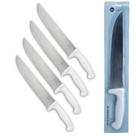 Kit 4 Faca Churrasco Peixe Açougue Aço 10 Pol Profissional