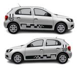 Kit 4 Faixa Lateral Do Carro Volkswagen Adesivo Gol Em Vinil