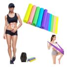 Kit 4 Faixas Elástica, Fisioterapia/exercício/fortalecimento Kit 4 Faixas Elástica, Fisioterapia/exercício/fortalecimento
