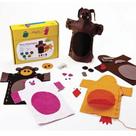 Kit 4 Fantoches de Feltro para Alinhavar e Criar - A partir de 6 Anos