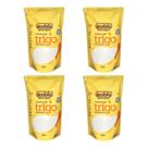 Kit 4 Farinha De Trigo Tipo 1 Orgânica Sem Soja Ecobio 2Kg