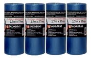 Kit 4 Filme Eletrostatico Mascaramento Sem Fita 270cm X 17m Kit 4 Filme Eletrostatico Mascaramento Sem Fita 270cm X 17m
