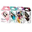 Kit 4 Filmes para Camera Instax Mini Pink Lemonade, Sky Blue, Mini Black e Spray Art